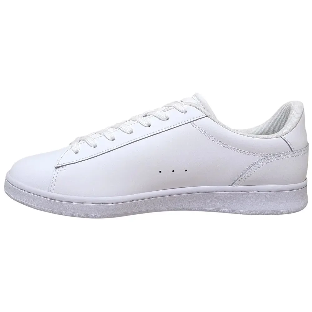 Lacoste Men Carnaby Set 224 Low Top Sneakers Size US 10.5 White Leather